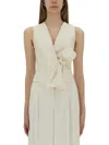 Max Mara "zampa" Vest In Sand