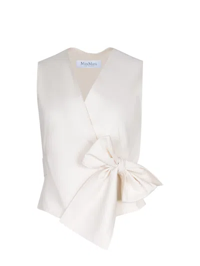 Max Mara "zampa" Vest In White