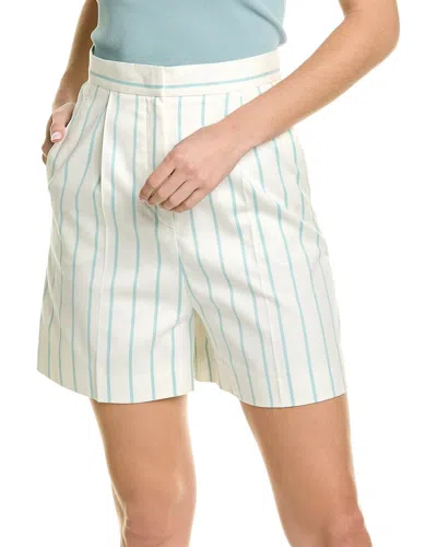 Max Mara Zampino Silk-blend Short In Water