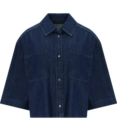 Max Mara Zannata Blue Denim Shirt