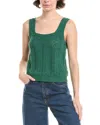 Max Mara Zanora Sweater Tank In Green