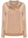 Max Mara Zanzero Shirt In Neutrals