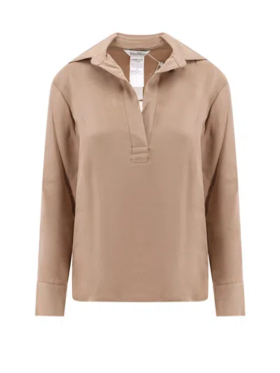 Max Mara Zanzero Shirt In Cream