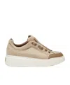 Max Mara Zapatilla Deportiva De Cachemira Impermeable In Brown