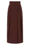 Max Mara Zattera Skirts Bordeaux In Burgundy