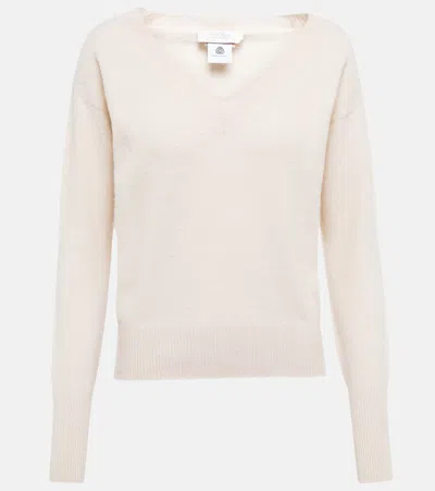 Max Mara Zebio Virgin Wool Sweater In Avorio Unito