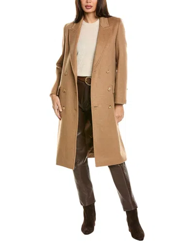 Max Mara Zelanda Coat In Brown