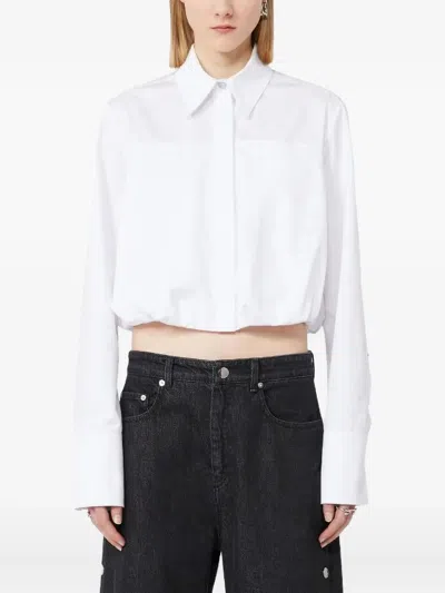 Max Mara Zemira Cinched-waist Shirt In White