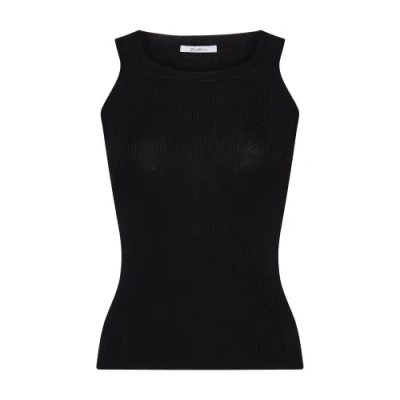 Max Mara Zemira Tank Top In Nero