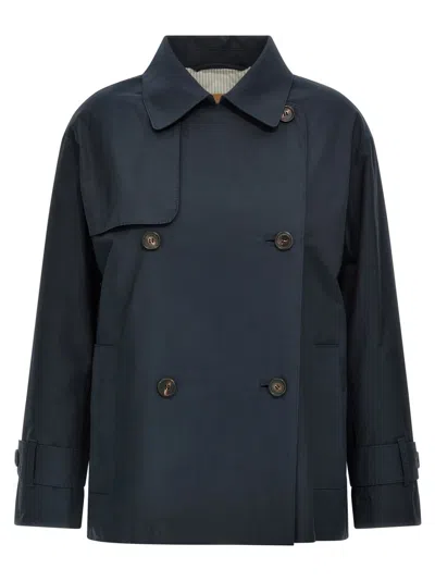 Max Mara 'zeno' Short Trench Coat