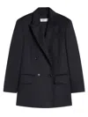 Max Mara Zibeline Camel Olimpia Jacket In Black