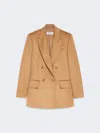Max Mara Olimpia Jacket In Sable Camel In Brown
