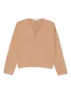 Max Mara Womens Camel Zibello Boxy-fit Wool-and-cashmere Jumper In Neutral