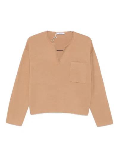 Max Mara Zibello Sweater In Neutral