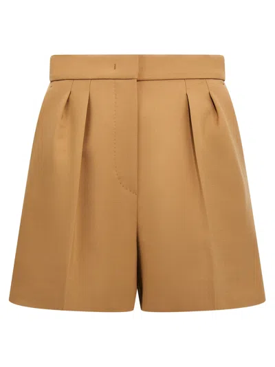 Max Mara Zic Bermuda And Short Brown In Nude