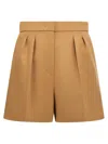 Max Mara Zic Bermuda And Short Brown In Brown