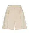 Max Mara Zic Shorts In Albino
