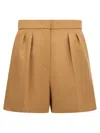 Max Mara Zic Shorts In Brown