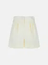 Max Mara 'zic' White Virgin Wool Pants In White