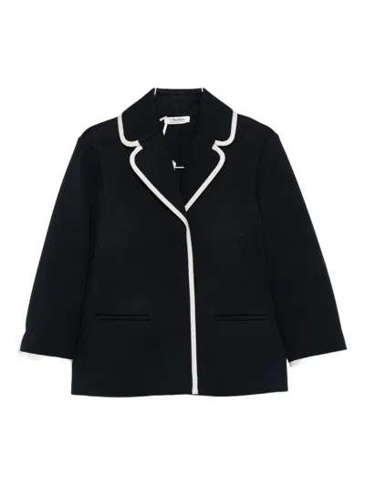 Max Mara Zigrino Jacket In Black