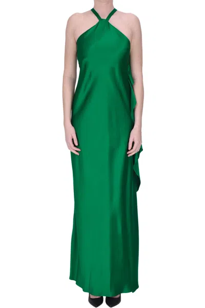Max Mara Zimini Dress In Emerald Green