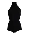 Max Mara Zip Fastening Bodysuits In Black