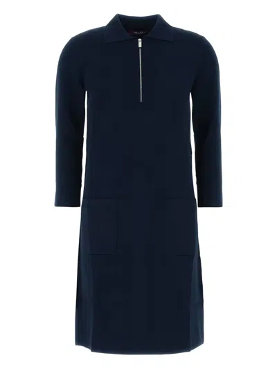 Max Mara Zip-front Dress In Multi