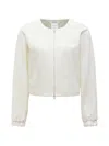 Max Mara Zip Jacket In White