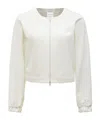 Max Mara Zip Jacket In White