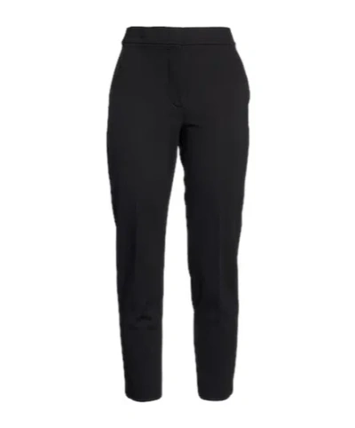 Max Mara Zip Slim-fit Shorts In Black