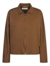 Max Mara Zip-up Collar Jacket