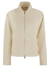 Max Mara Plava Polyamide Blend Sweatshirt In Bianco