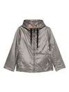 Max Mara Zip-up Jacket In Gray