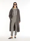 Max Mara Zip-up Jersey Sweatshirt In Light Grey