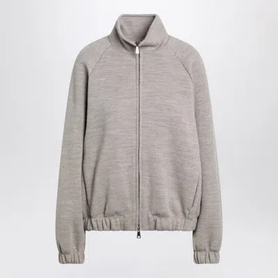 Max Mara Zip-up Sweatshirt In Blend In Multi