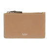Max Mara Zipped Card Holder In Grey