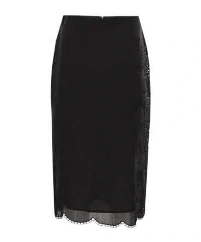 MAX MARA MAX MARA STUDIO FIFY EMBROIDERED SKIRT