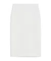 Max Mara `losanna` Knit Skirt In White