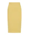 Max Mara Zipper Skirt On The Back In Nude