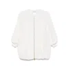 Max Mara Ivory Wool Blend Cirino Jacket In White
