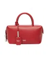 Max Mara Zippered Handbag In Red