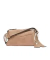 Max Mara Micro Split Leather Handbag In Brown