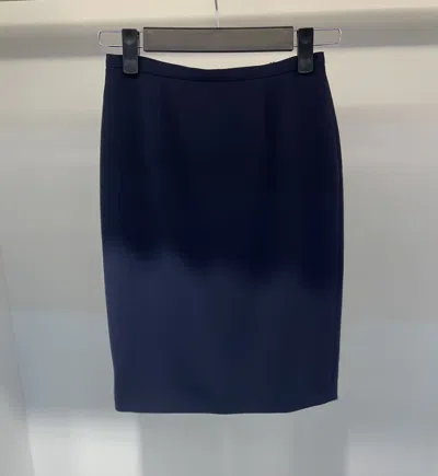 Max Mara Zippered Skirt In Black