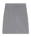 Max Mara Wool High-waisted Mini Skirt In Gray