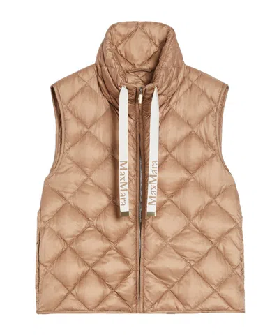 MAX MARA MAX MARA THE CUBE ZIP-UP DRAWSTRING GILET