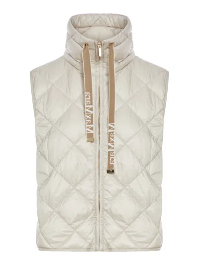 Max Mara Zippered Vest In White