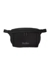Max Mara Zippered Waist Pack In Black