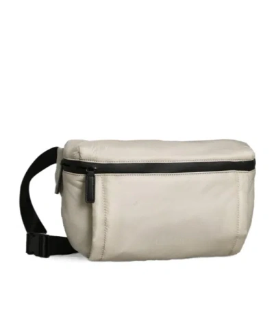 Max Mara Zippered Waist Pack In Nude