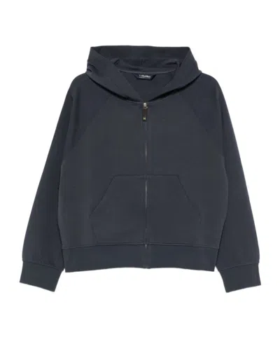 Max Mara Zip-up Hoodie In Gray