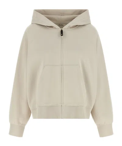 Max Mara Zip-up Hoodie In Neutral